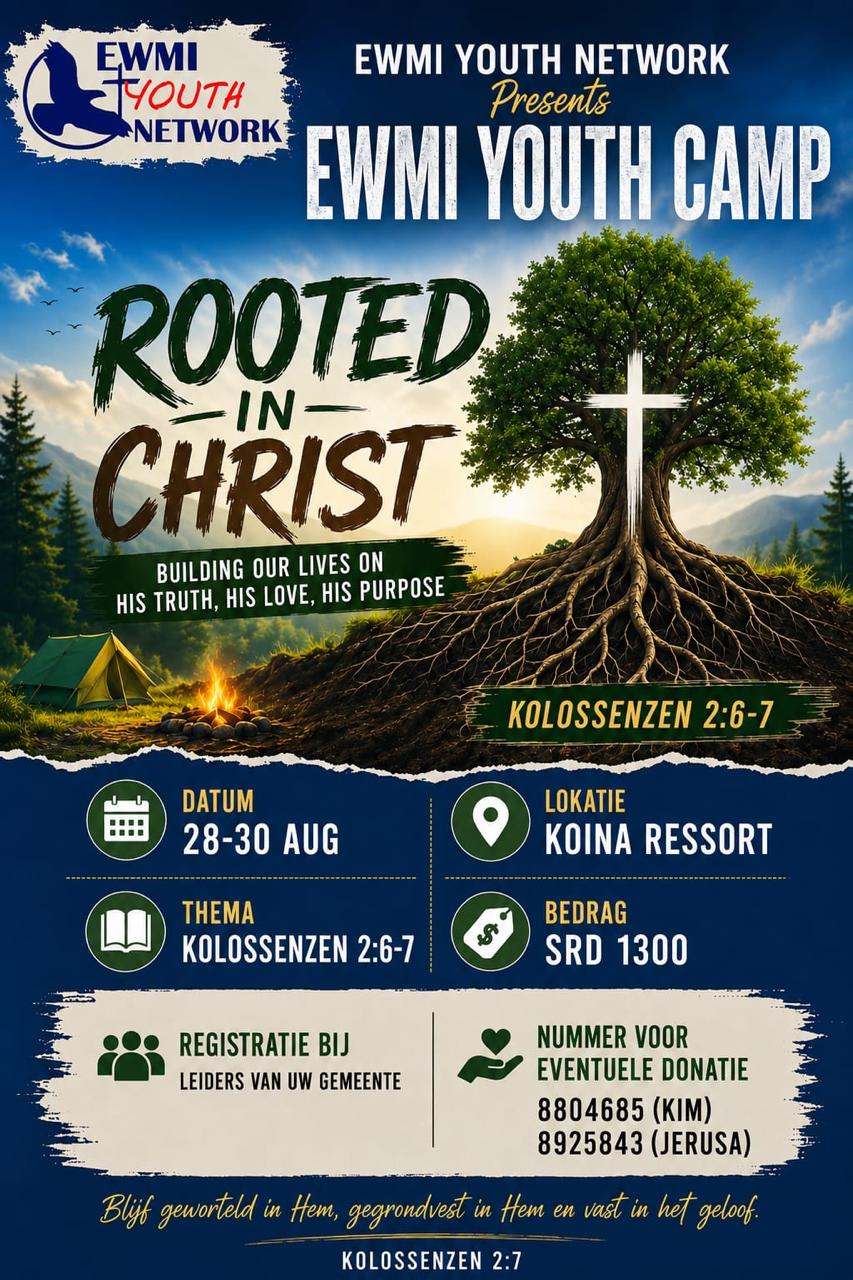 EWMI Youth Camp — Rooted in Christ
